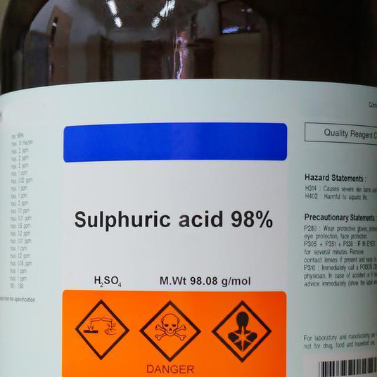 Acide sulfurique de déshydratation à 98 % pour agent déshydratant