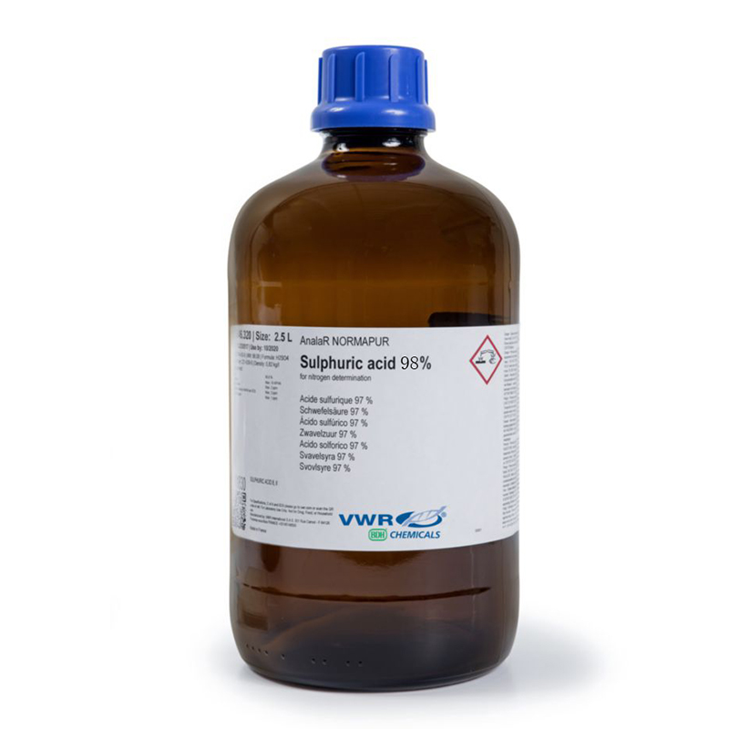 Acide sulfurique liquide huileux incolore à 98 % pour le nettoyage