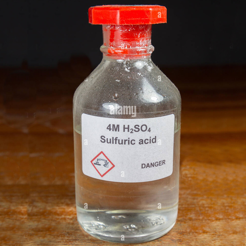 Acide sulfurique liquide huileux incolore à 98 % pour le nettoyage